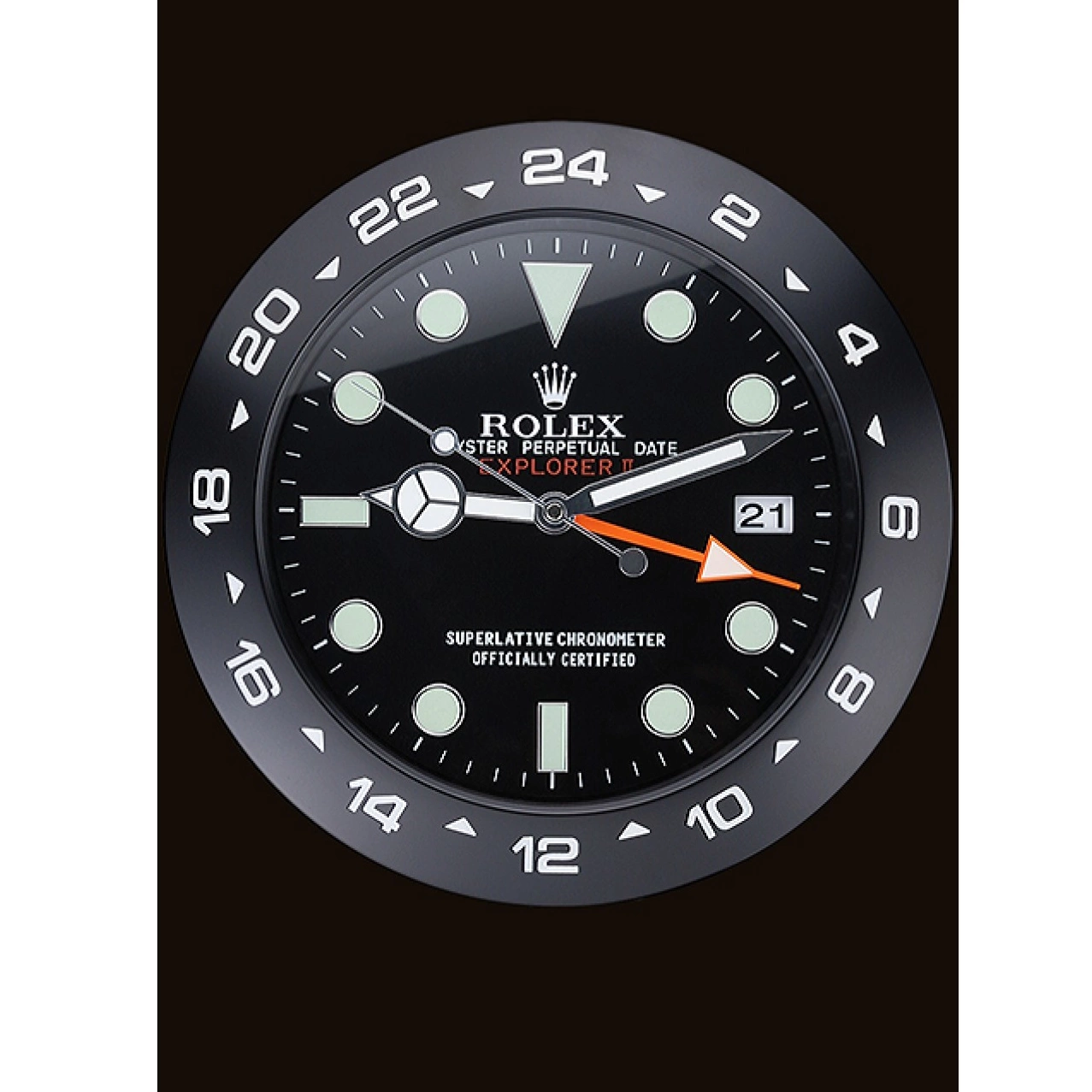 Best AAA Replica Sites Black II 622477 Clock Rolex Explorer Wall 0719